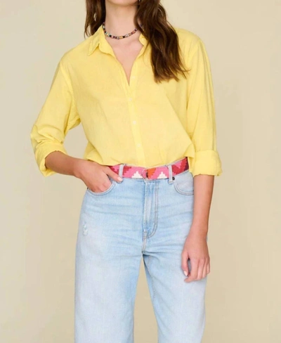 Shop Xirena Beau Shirt In Bright Yellow