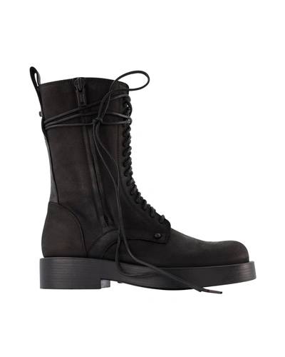 Shop Ann Demeulemeester Maxim Ankle Boots In Black Leather