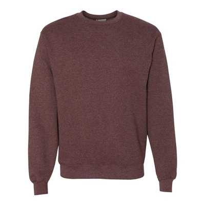 Champion Powerblend Crewneck Sweatshirt In Brown