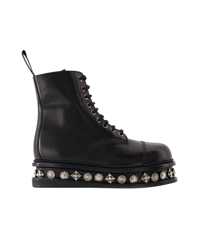 Shop Toga Aj1287 Boots -  Pulla - Leather - Black
