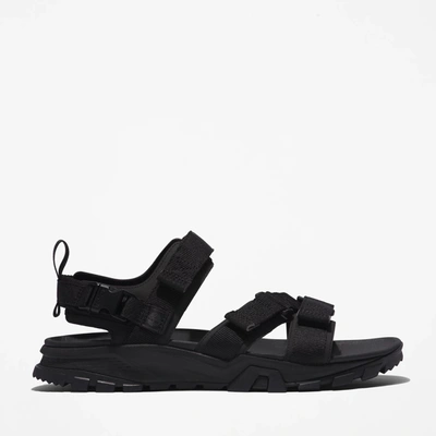 Shop Timberland Men's Garrison Trail Webbing-strap Sandals In Black