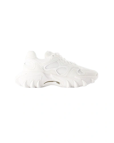 Shop Balmain B-east Sneakers -  - Leather - Optical White