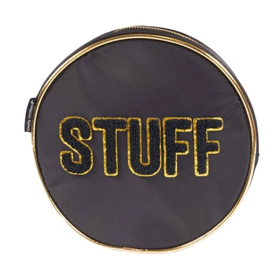 Shop Simply Southern Women's Sparkle Round Case Bag In Stuff In Black