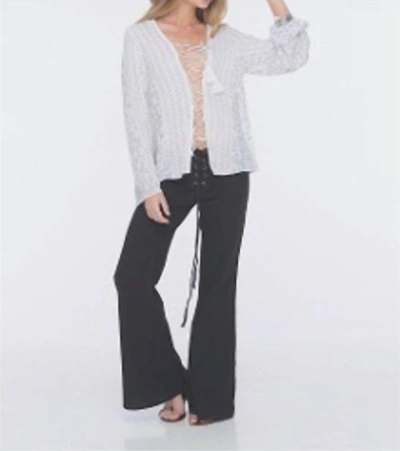 Shop Indah Pisces Top In Grey Malala In White