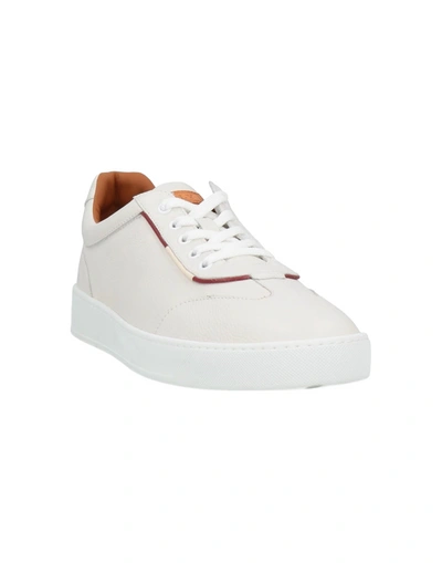 Shop Bally Baxley Men's 6230470 White Leather Sneakers