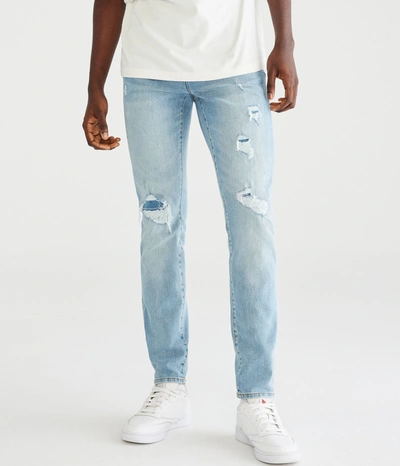 Shop Aéropostale Super Skinny Performance Jean With Trutemp365 Technology In Blue