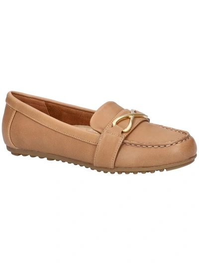 Shop Bella Vita Womens Suede Slip On Loafers In Brown