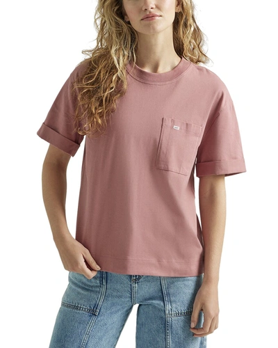 Shop Lee Utility Pocket T-shirt In Pink