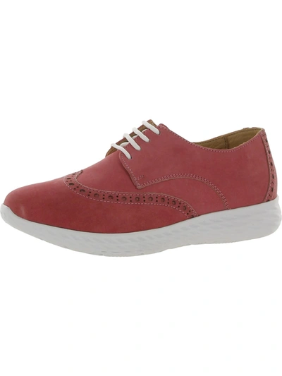 Shop Driver Club Usa Raleigh Womens Leather Baroque Oxfords In Red