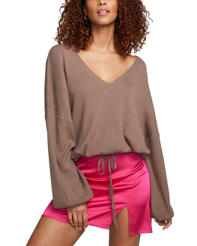 Shop Chaser Rib Knit In Brown