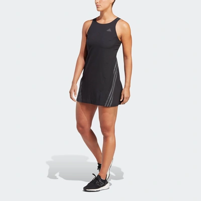 Shop Adidas Originals Women's Adidas Run Icons 3-stripes Summer Dress In Black