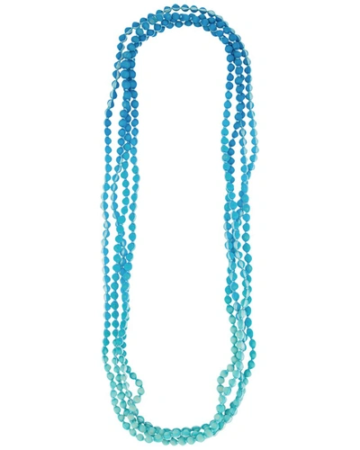 Shop Roller Rabbit Ombre Gudli Necklace In Blue