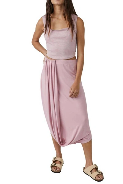 Shop Free People Daphne Skirt In Rose In Pink