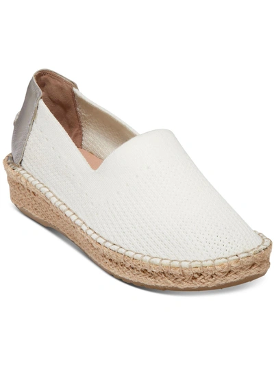 Shop Cole Haan Cloudfeel Stichlite Womens Slip On Flat Espadrilles In White