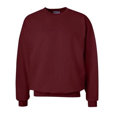 Hanes Ultimate Cotton Crewneck Sweatshirt In Red