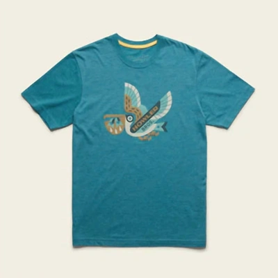 Shop Howler Brothers Men Pelican Portage T Shirt In Petrol In Blue