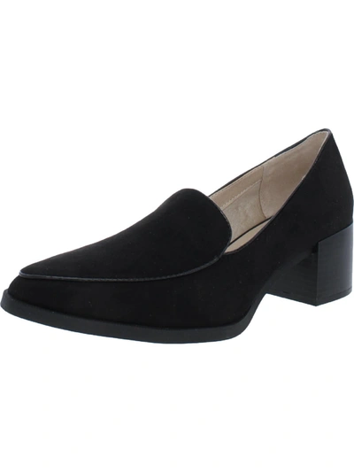 Shop Lifestride Devyn Womens Microsuede Slip On Loafers In Black