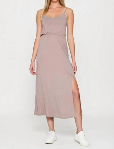Shop Final Touch Cabana Summer Maxi Dress In Stucco In Beige
