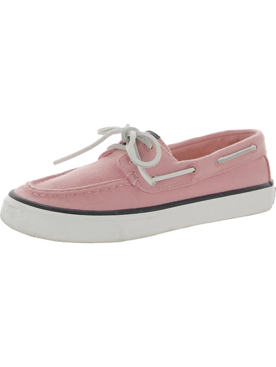 Shop Sperry Angelfish Womens Leather Flats Boat Shoes In Multi