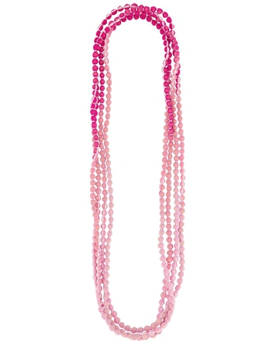 Shop Roller Rabbit Ombre Gudli Necklace In Pink