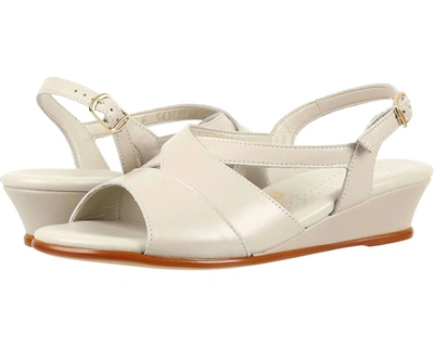 Shop Sas Caress Sandal - Medium In Bone In White