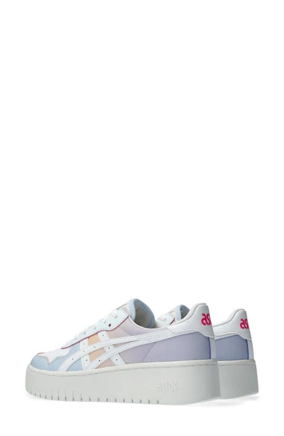 Shop Asics Japan S Platform Sneaker In White/ Arctic Blue