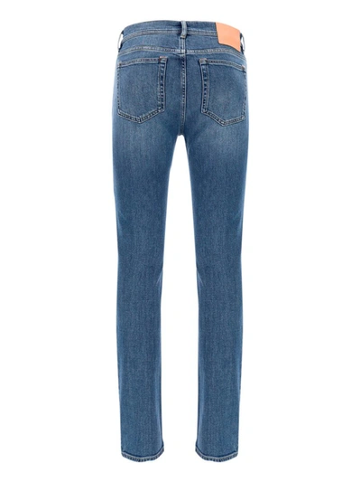 Shop Acne Studios Jeans In Mid Blue