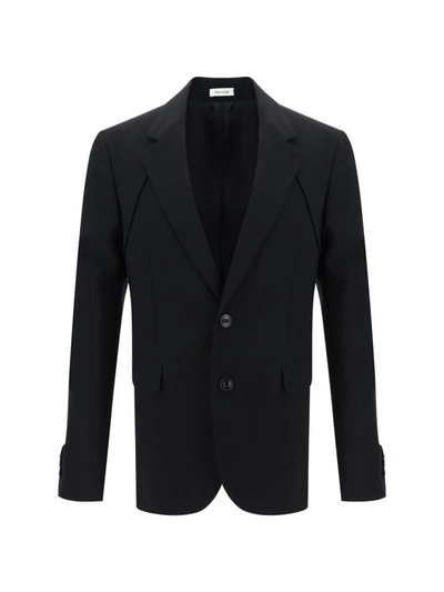 Shop Alexander Mcqueen Blazers E Vests In Black