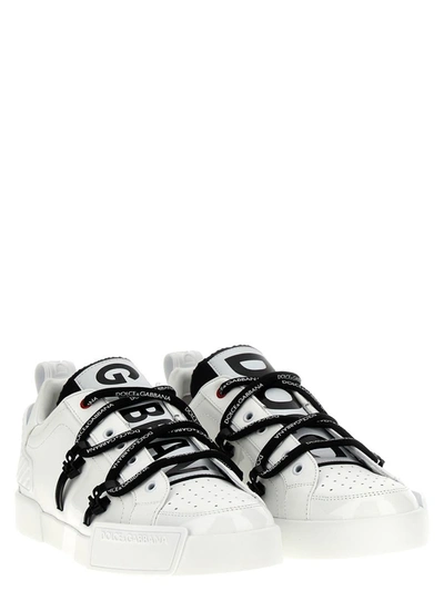 Shop Dolce & Gabbana 'portofino' Sneakers In White