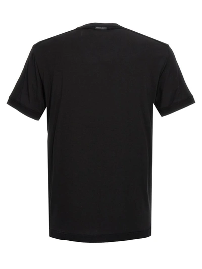 Shop Dolce & Gabbana Stretch Jersey T-shirt In Black