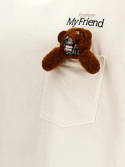 Shop Doublet 'forever My Friend' T-shirt In White