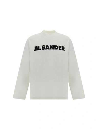 Shop Jil Sander Shirts In Porcelain