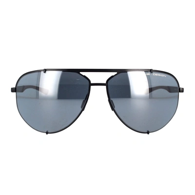 Shop Porsche Design Sunglasses In Black