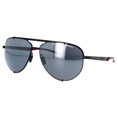 Shop Porsche Design Sunglasses In Black