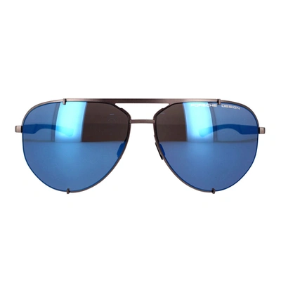 Shop Porsche Design Sunglasses In Gray
