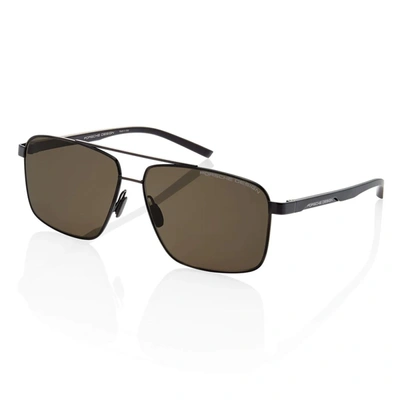 Shop Porsche Design Sunglasses In Black