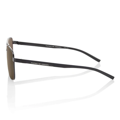 Shop Porsche Design Sunglasses In Black