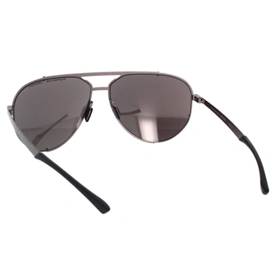 Shop Porsche Design Sunglasses In Gray