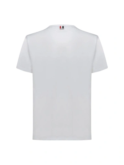 Shop Thom Browne T-shirts In White