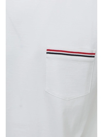 Shop Thom Browne T-shirts In White