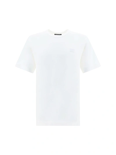 Shop Acne Studios T-shirts In Optic White