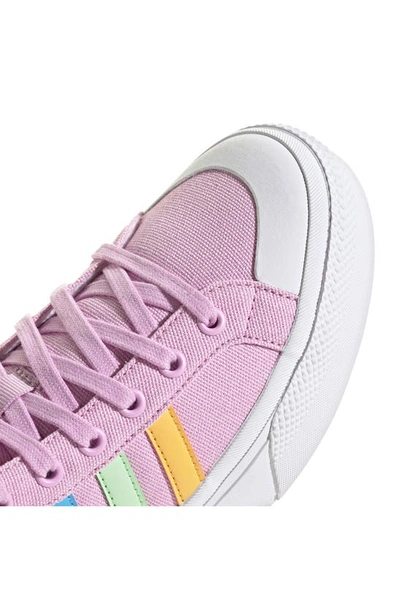 Adidas Originals Bravada 2.0 Platform Sneaker In Bliss Lilac/ Spark/ Green