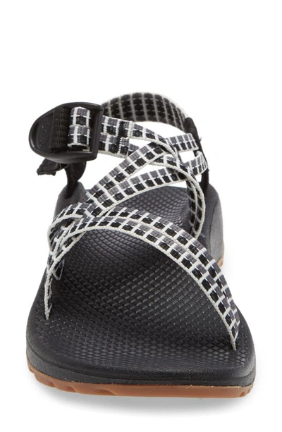 Shop Chaco Z/cloud X Sport Sandal In Panel Black Fabric