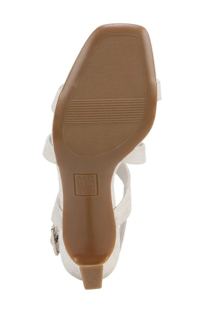 Shop Naturalizer Kiki Slingback Sandal In Beige Snake Print Faux Leather
