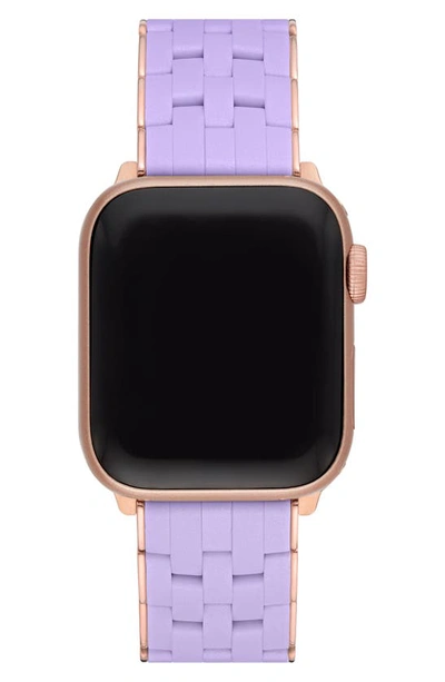 Shop Michele Silicone 20mm Apple Watch® Watchband In Lavender