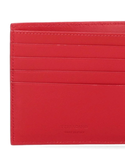 Shop Ferragamo Wallets In Red
