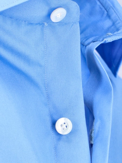 Shop Finamore Shirts In Blue