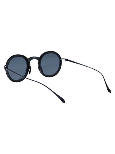 Shop Giorgio Armani Sunglasses In 335119 Shiny Transparent Blue