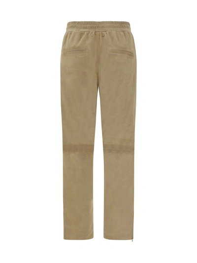 Shop Golden Goose Pants In Dark Taupe