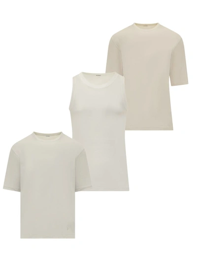 Shop Jil Sander T-shirt Kit Pack Of 3 In White